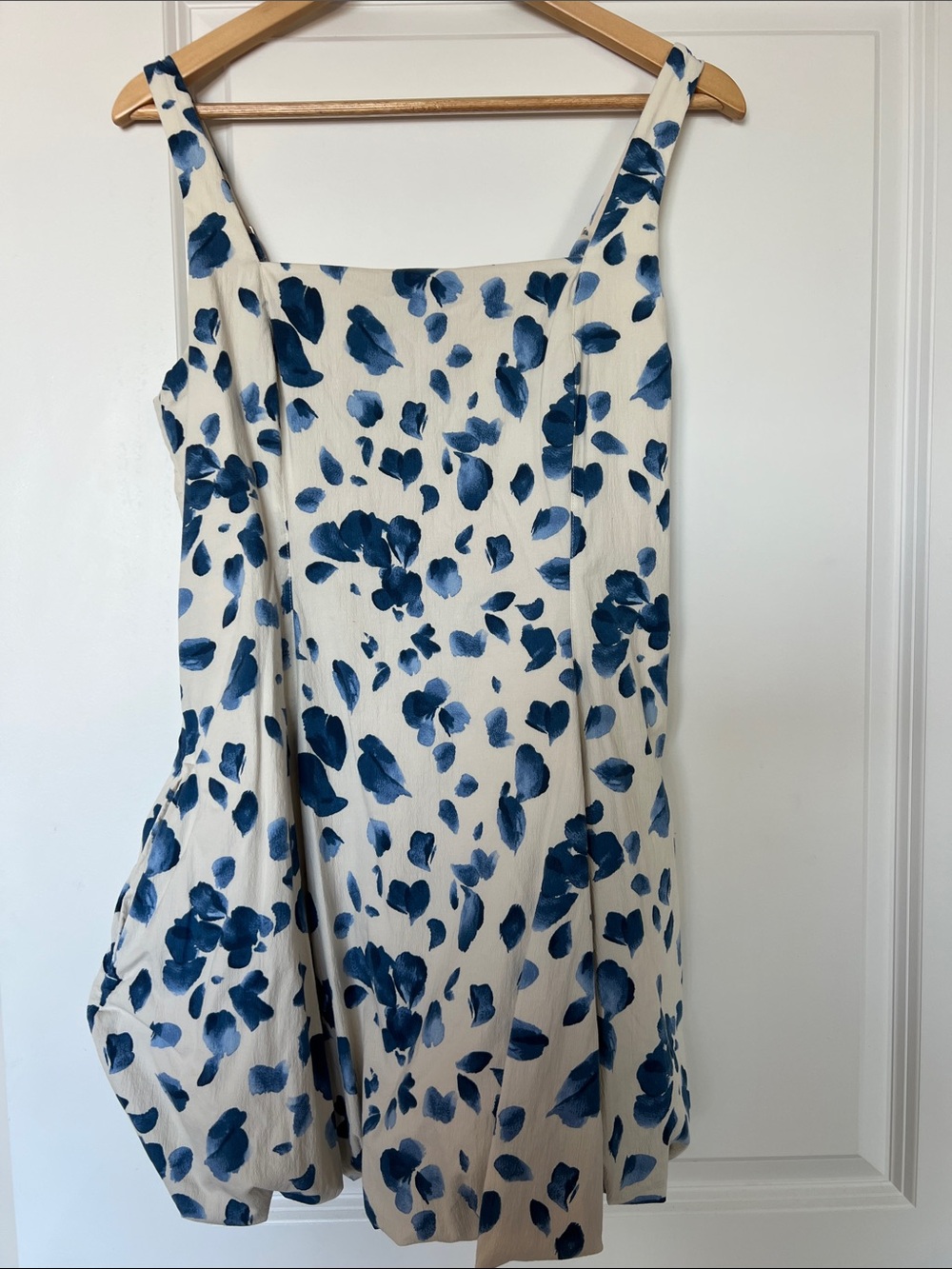Abercrombie & Fitch Cream Mini Dress with Navy Floral Print